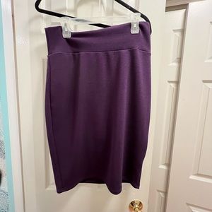Lularoe pencil skirt purple xl